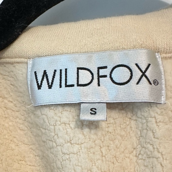 Wildfox. Block patterned, fleece pullover. EUC. - Picture 2 of 2